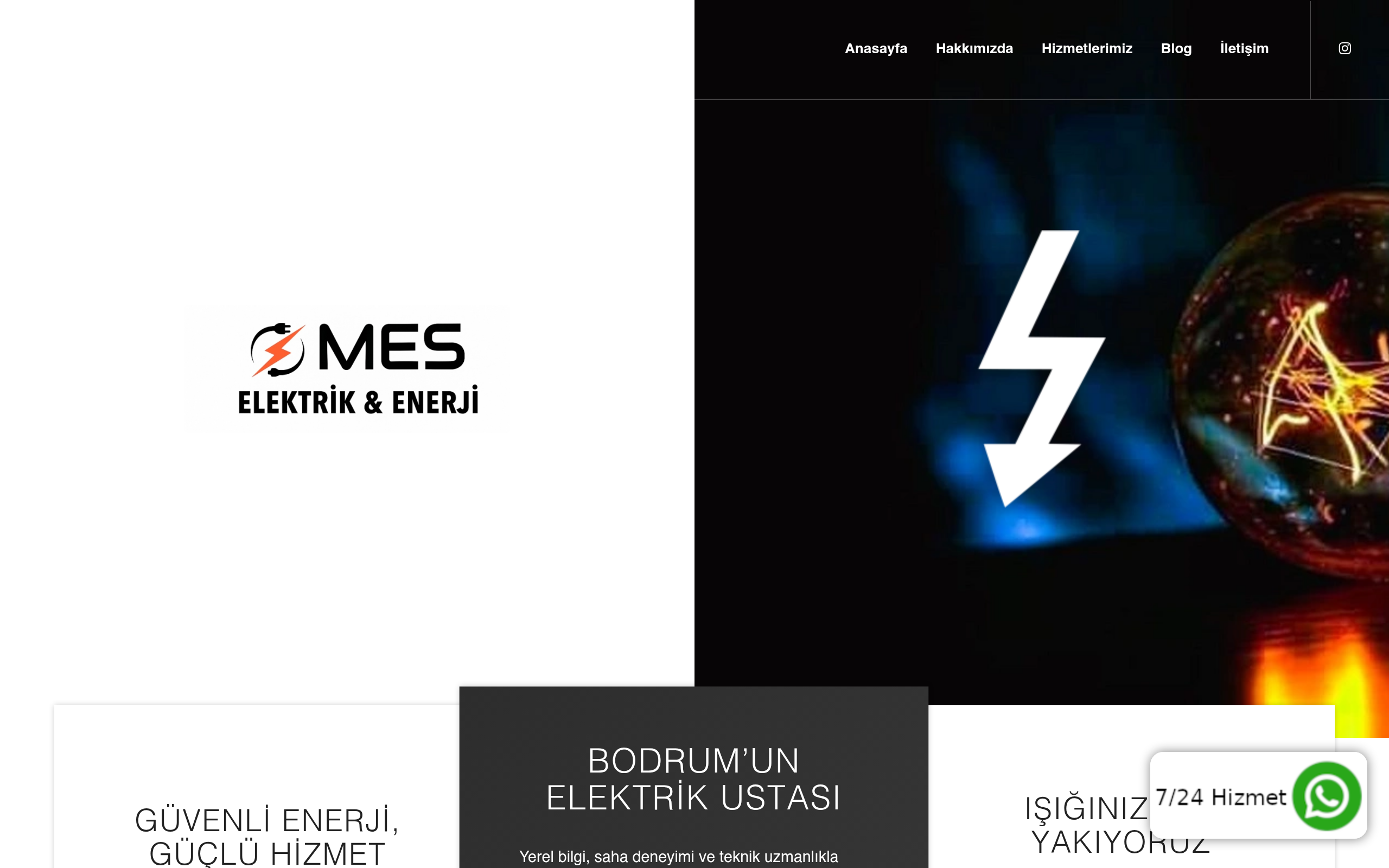 Meselektrikbodrum.com ekran görüntüsü