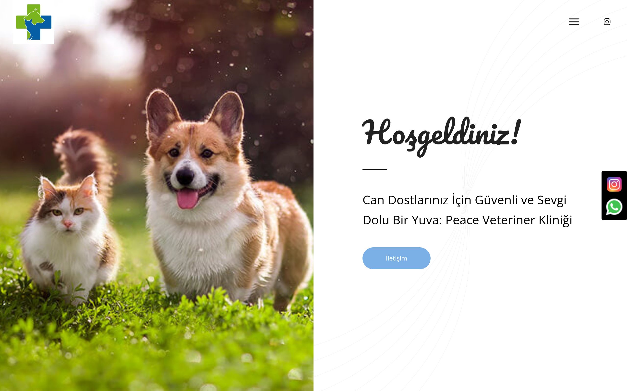 Peaceveterinerklinigi.com ekran görüntüsü